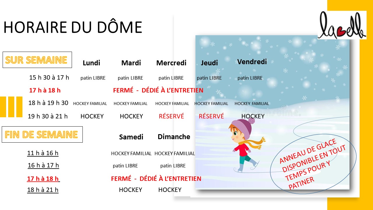 horaire dome